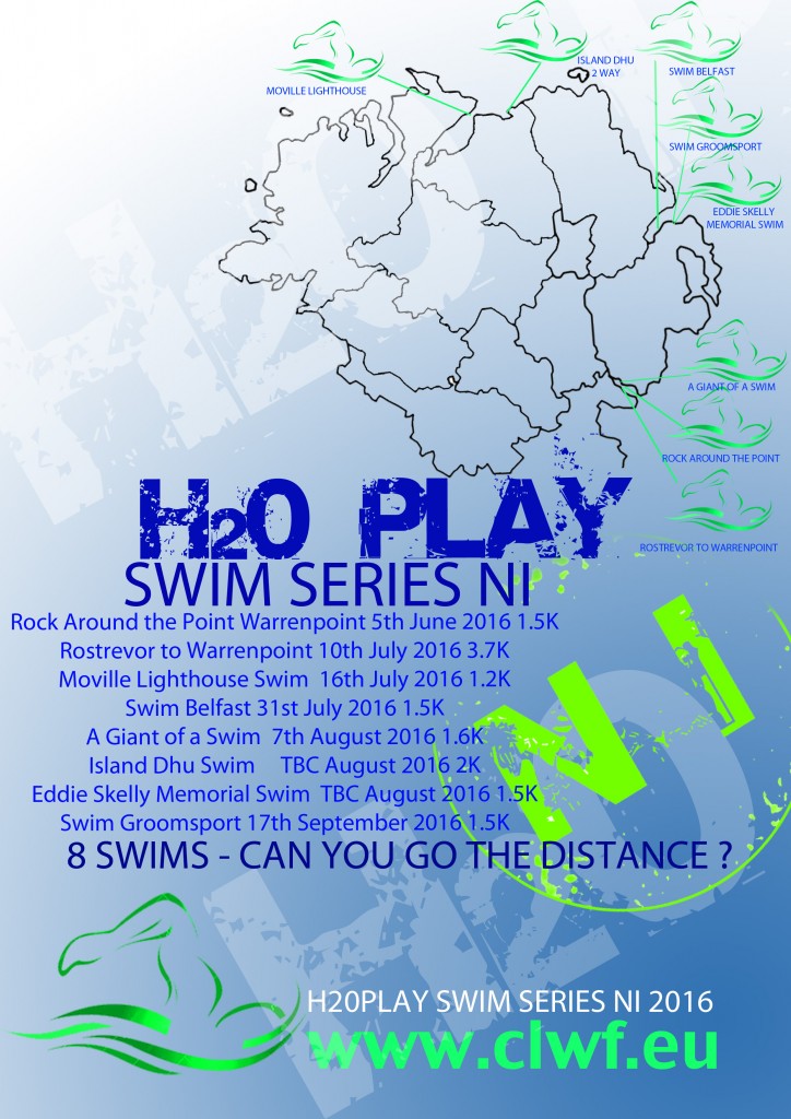 8 SWIMS CAN YOU GO THE DISTANCE JUNIOR AND SENIOR RACES with exciting new locations throughout Northern Ireland 